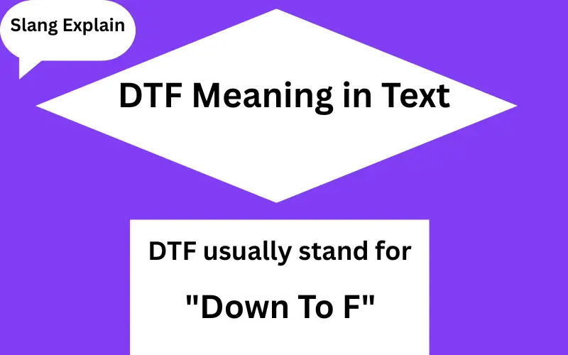 DTF Meaning in Text