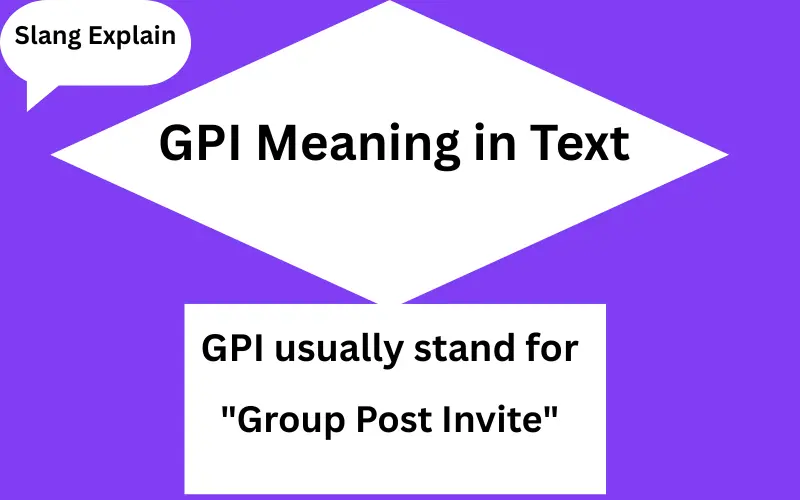 GPI Meaning in Text
