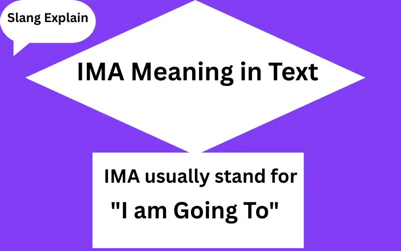 IMA Meaning in Text