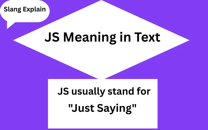 JS Meaning in Text