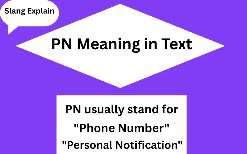 PN Meaning in Text