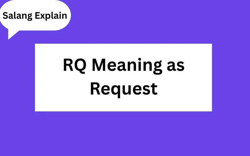 RQ Meaning in Text
