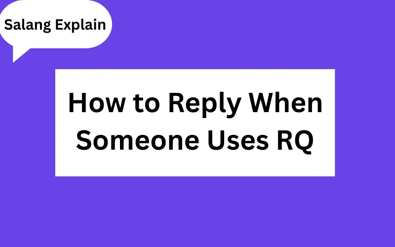 RQ Meaning in Text