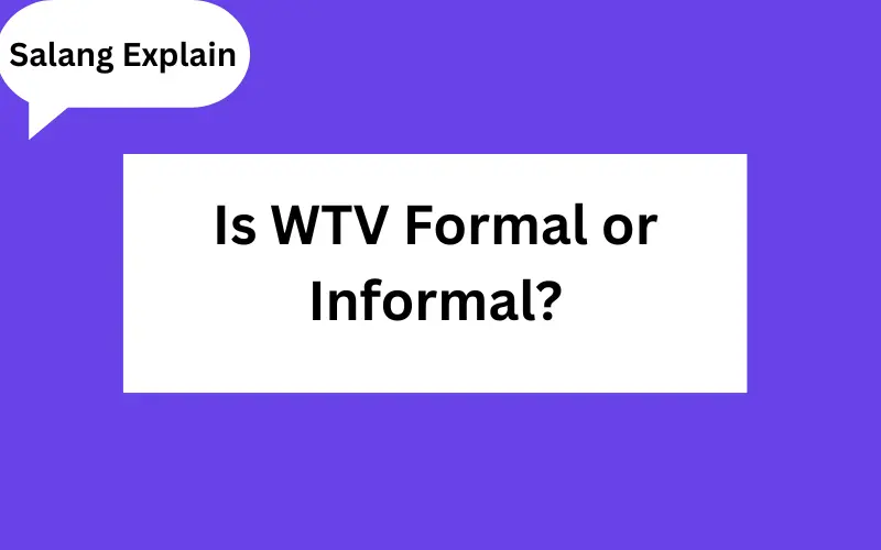WTV Meaning in Text