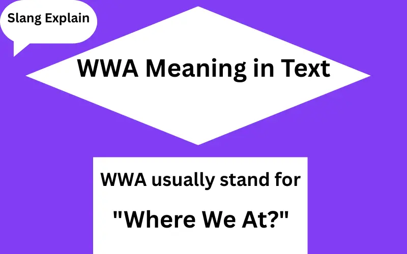 WWA Meaning in Text