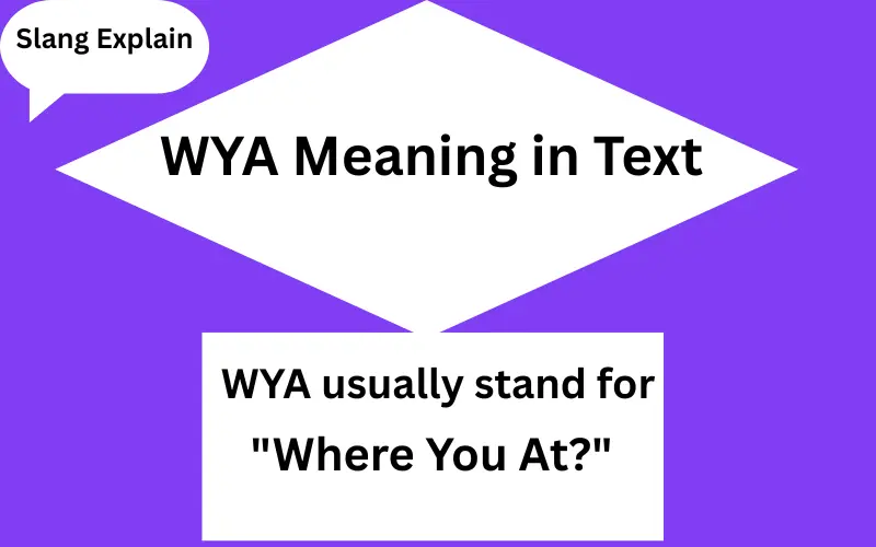 WYA Meaning in Text