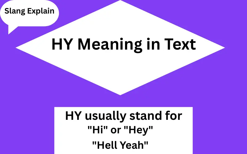 HY Meaning in Text