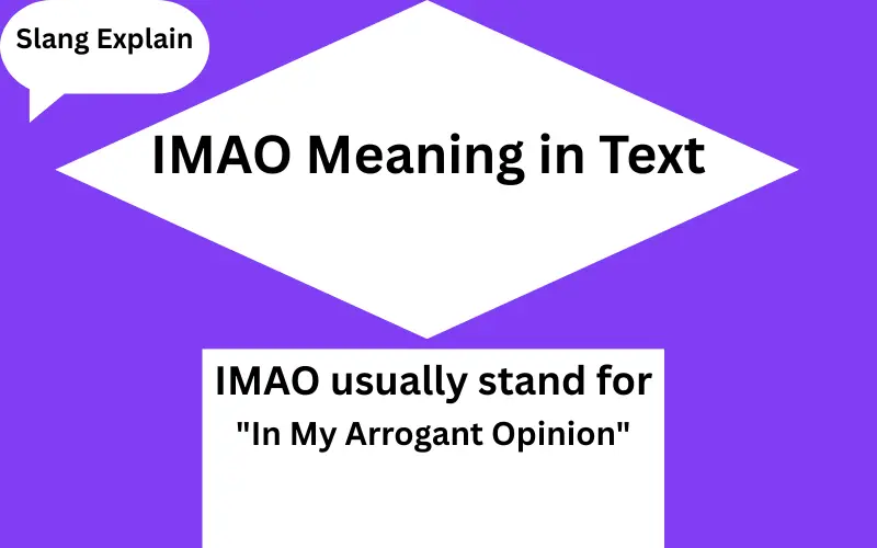 IMAO Meaning in Text