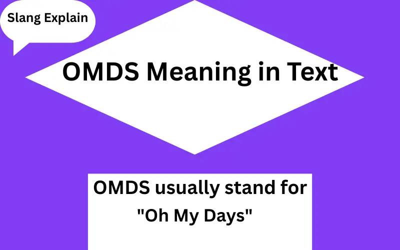 OMDS Meaning in Text