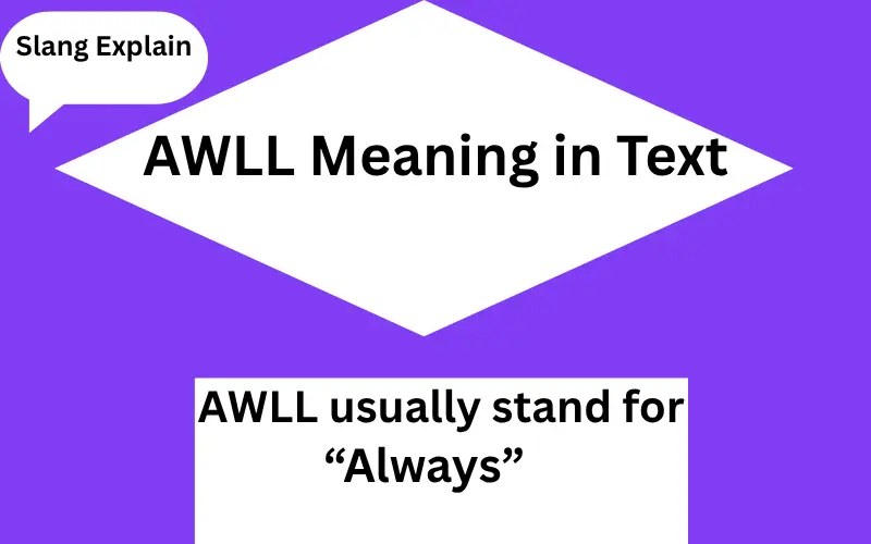 AWLL Meaning in Text