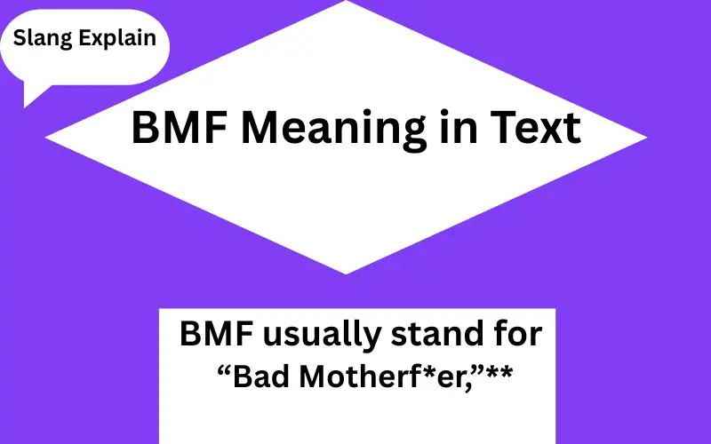 BMF Meaning in Text
