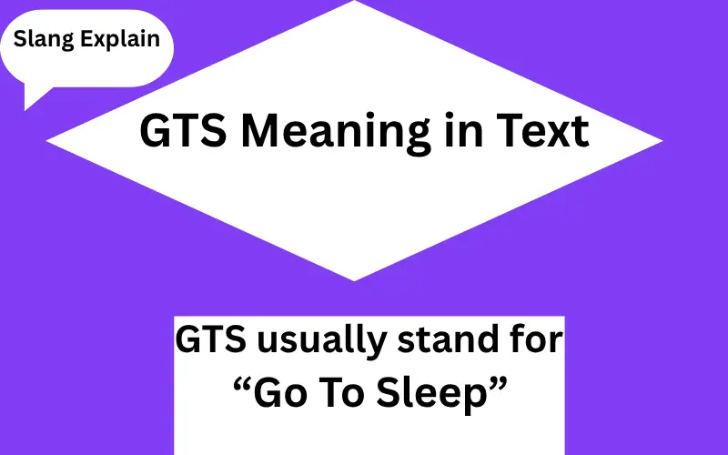 GTS Meaning in Text