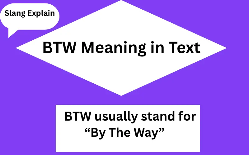 BTW Meaning in Text
