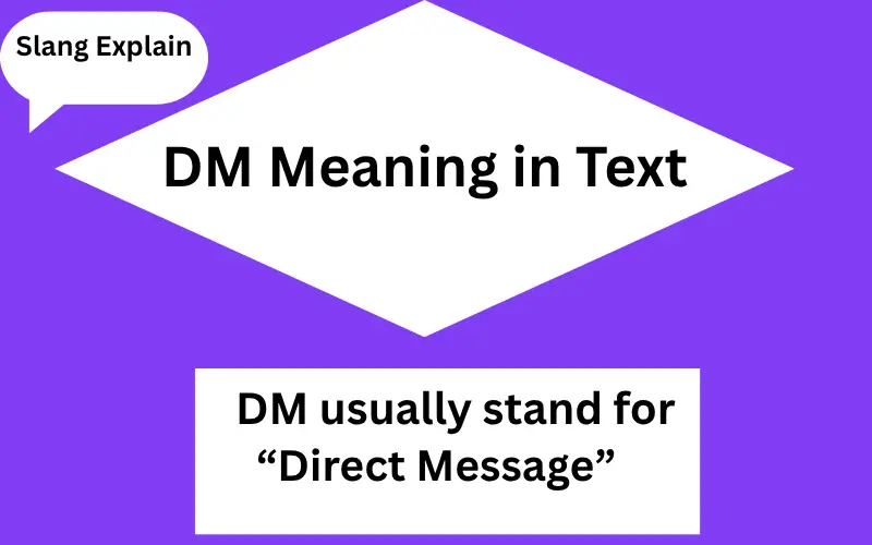 DM Meaning in Text